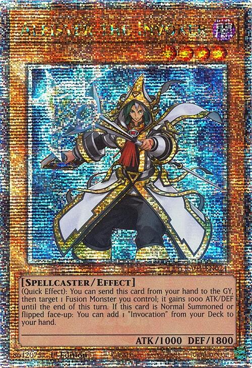 Aleister the Invoker (Alternate Art) [RA04-EN024] Quarter Century Secret Rare | GnG Games