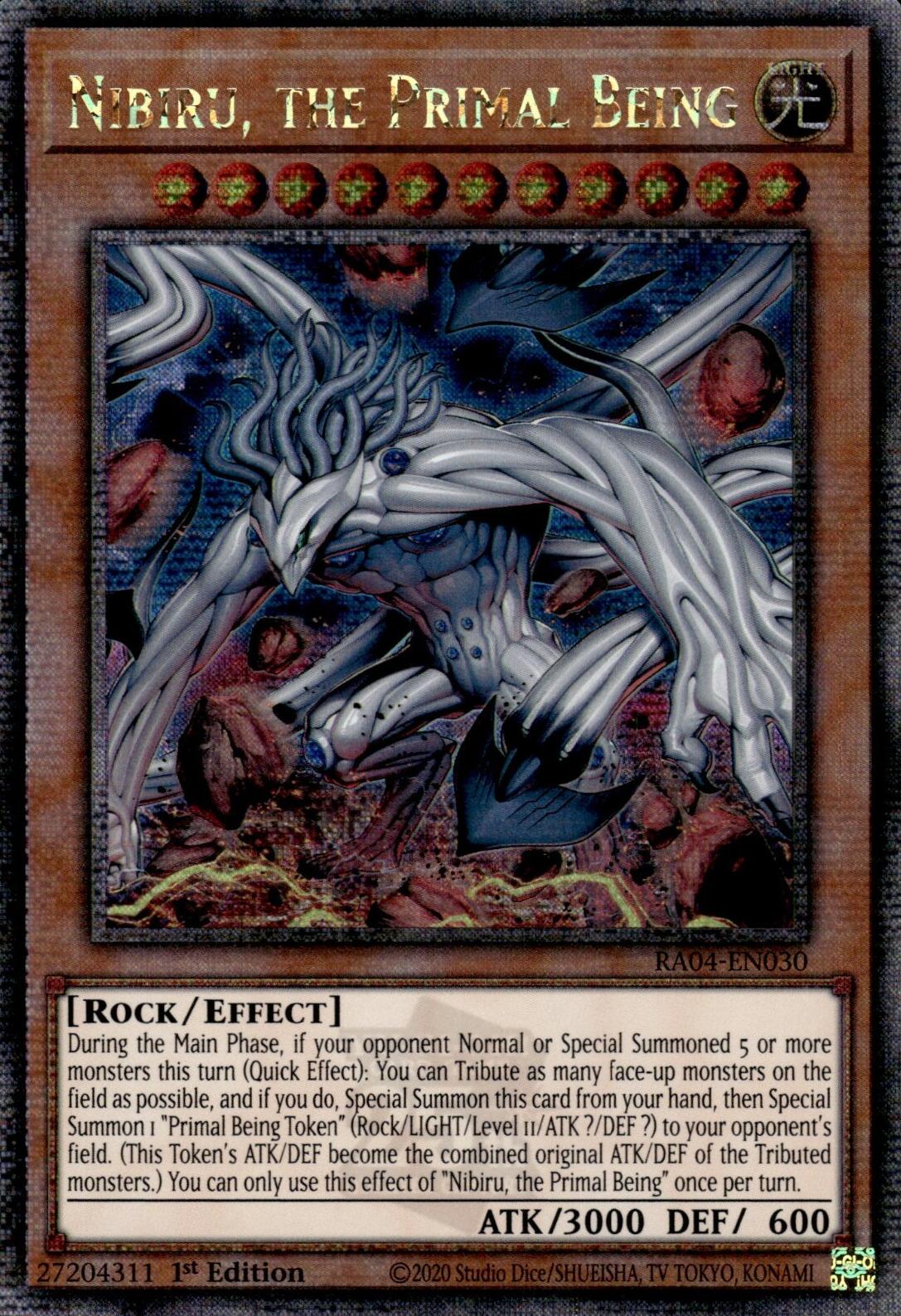 Nibiru, the Primal Being (New Art) [RA04-EN030] Quarter Century Secret Rare | GnG Games