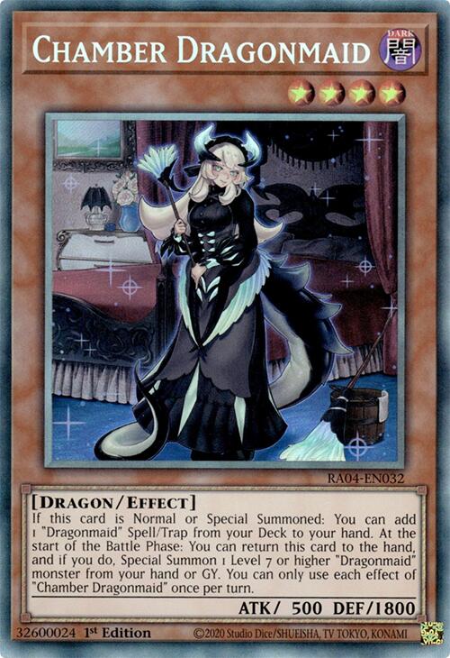 Chamber Dragonmaid [RA04-EN032] Prismatic Collector's Rare | GnG Games