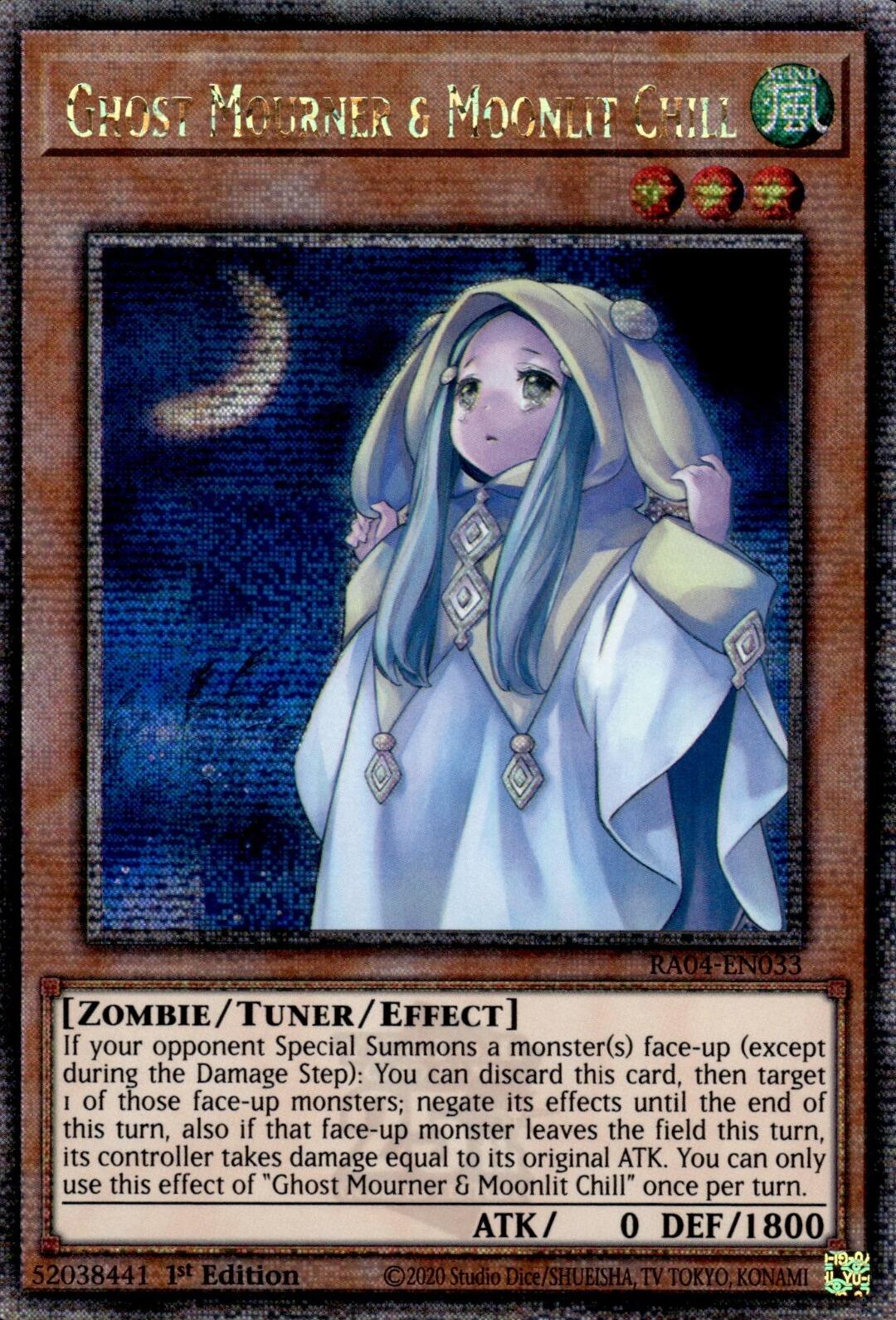 Ghost Mourner & Moonlit Chill [RA04-EN033] Quarter Century Secret Rare | GnG Games