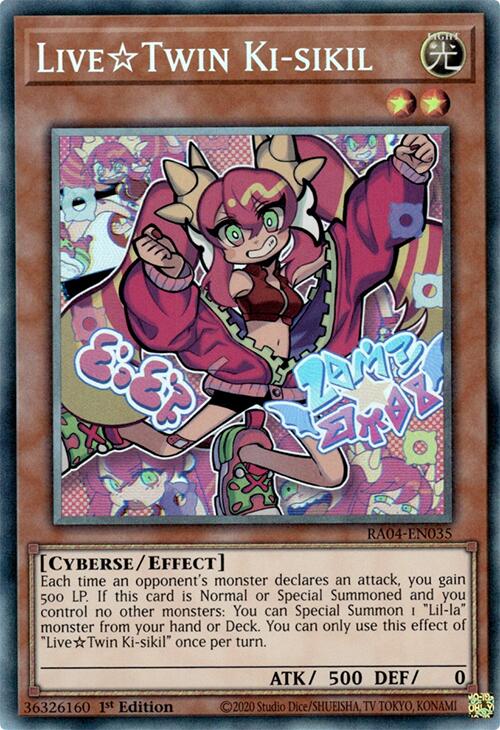 LiveTwin Ki-sikil [RA04-EN035] Prismatic Collector's Rare | GnG Games