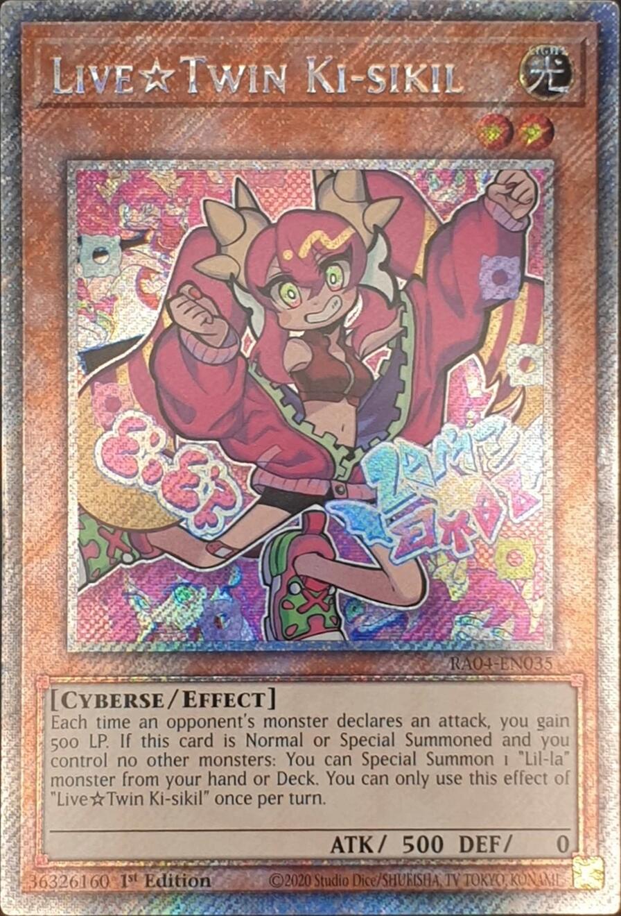 LiveTwin Ki-sikil [RA04-EN035] Platinum Secret Rare | GnG Games