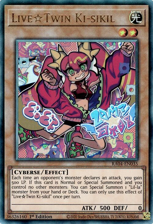 LiveTwin Ki-sikil [RA04-EN035] Prismatic Ultimate Rare | GnG Games
