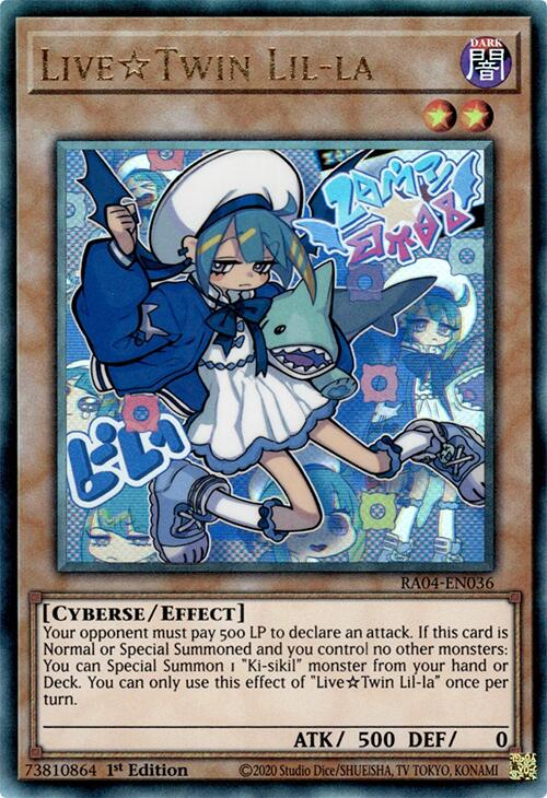 LiveTwin Lil-la [RA04-EN036] Prismatic Ultimate Rare | GnG Games