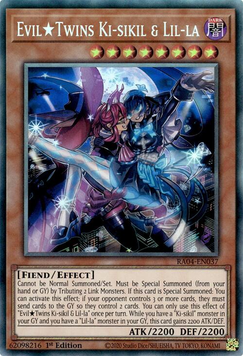 EvilTwins Ki-sikil & Lil-la [RA04-EN037] Prismatic Collector's Rare | GnG Games