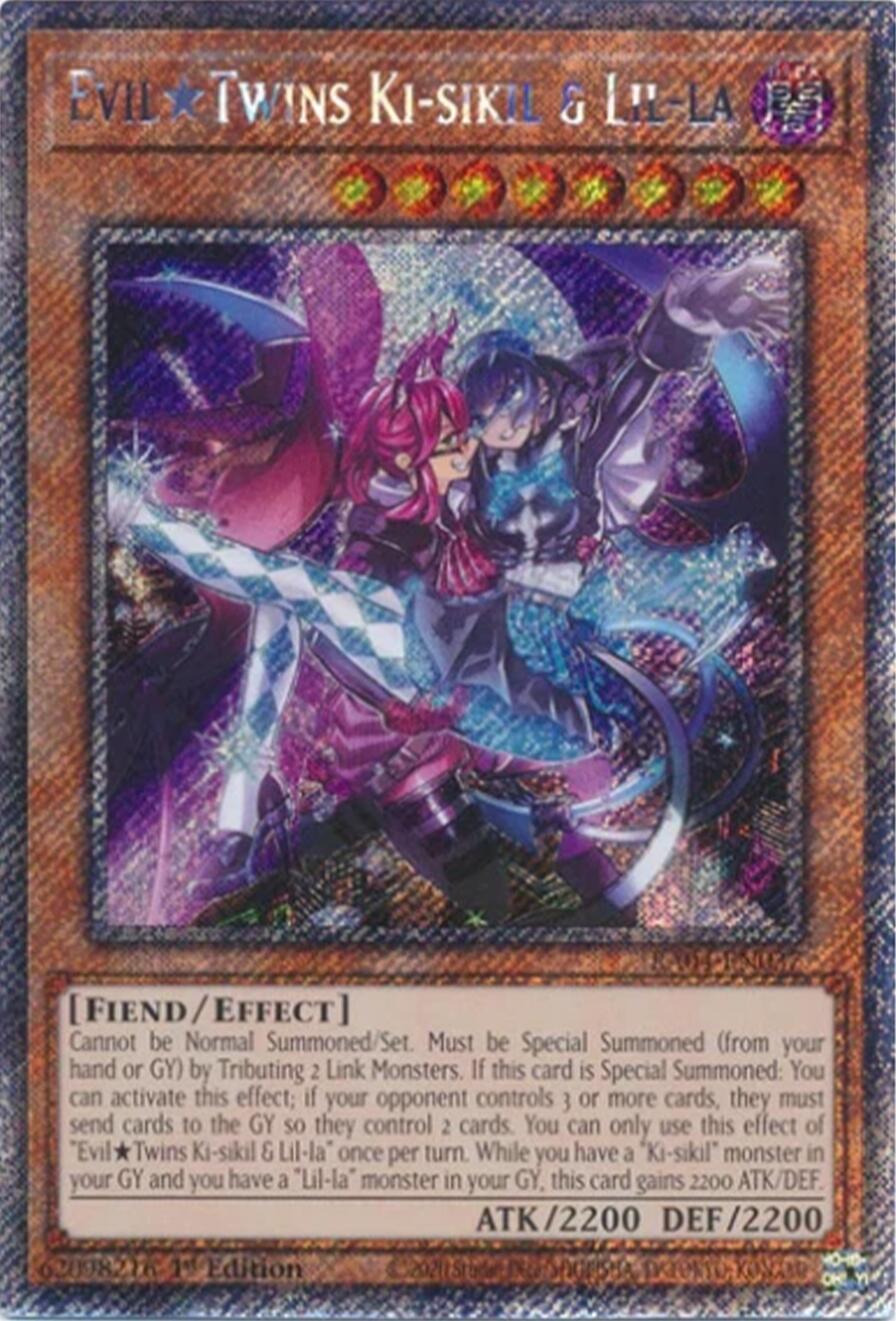 EvilTwins Ki-sikil & Lil-la [RA04-EN037] Platinum Secret Rare | GnG Games