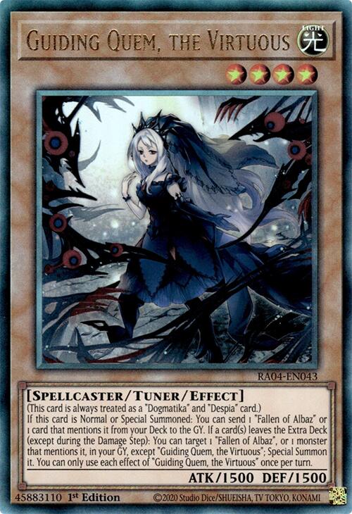 Guiding Quem, the Virtuous [RA04-EN043] Prismatic Ultimate Rare | GnG Games