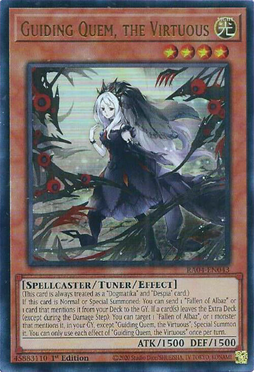 Guiding Quem, the Virtuous [RA04-EN043] Ultra Rare | GnG Games