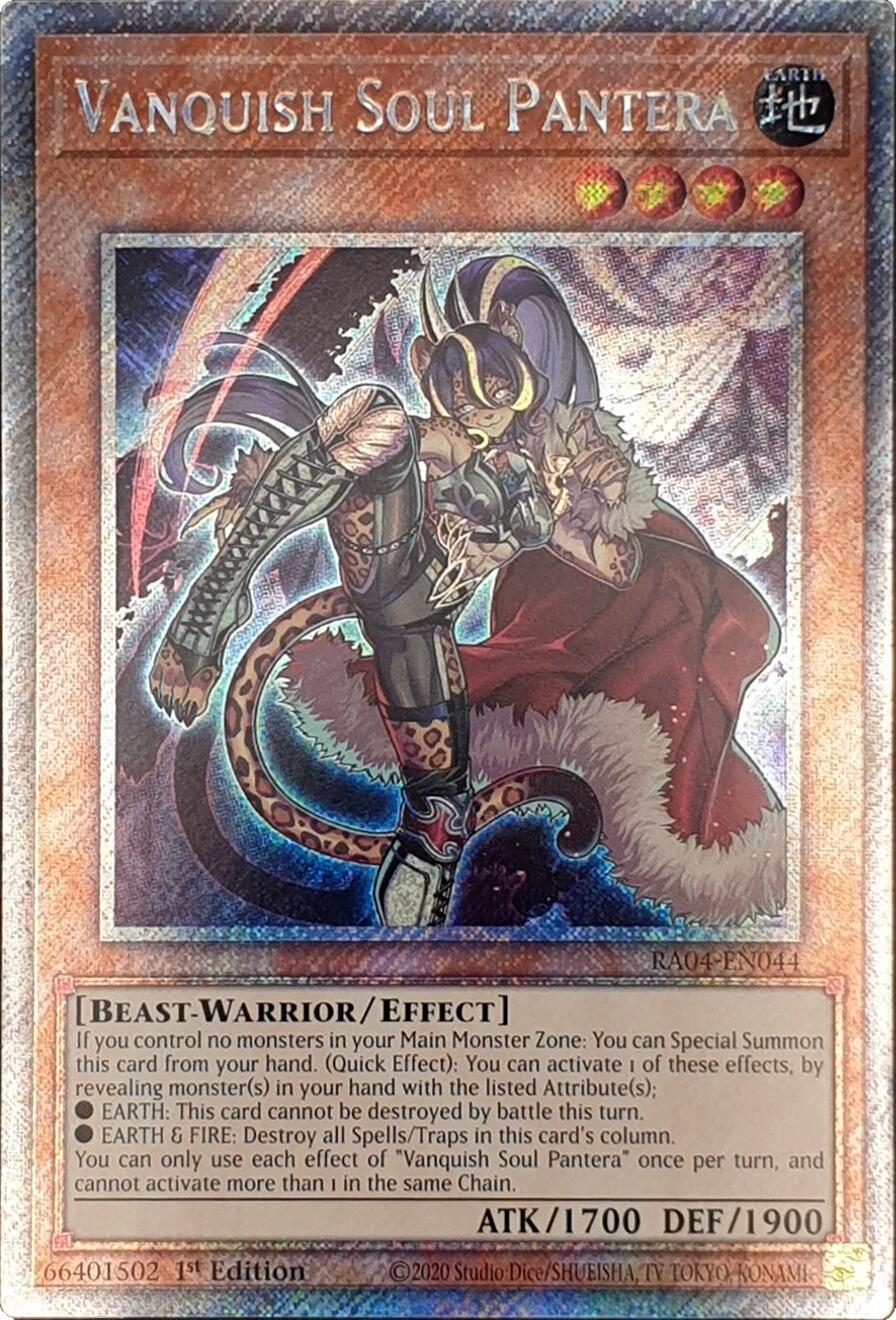 Vanquish Soul Pantera [RA04-EN044] Platinum Secret Rare | GnG Games