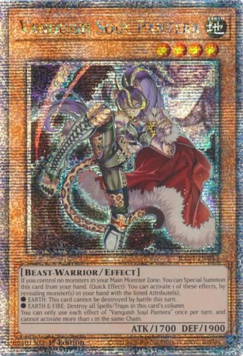 Vanquish Soul Pantera [RA04-EN044] Quarter Century Secret Rare | GnG Games