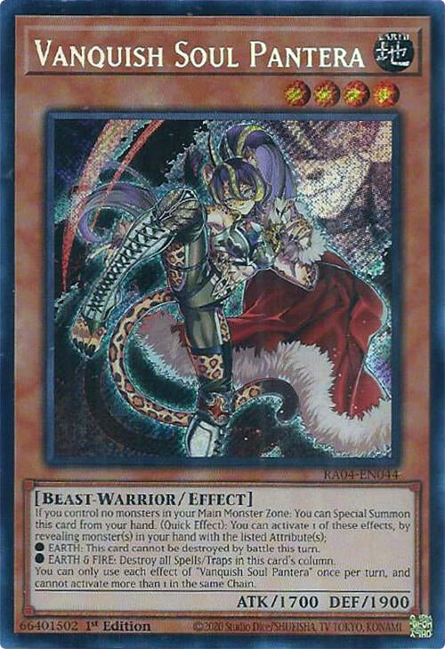 Vanquish Soul Pantera [RA04-EN044] Secret Rare | GnG Games