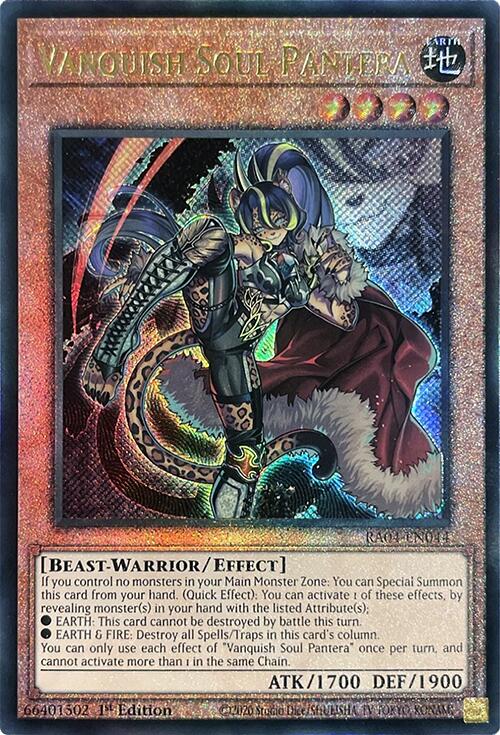 Vanquish Soul Pantera [RA04-EN044] Prismatic Ultimate Rare | GnG Games