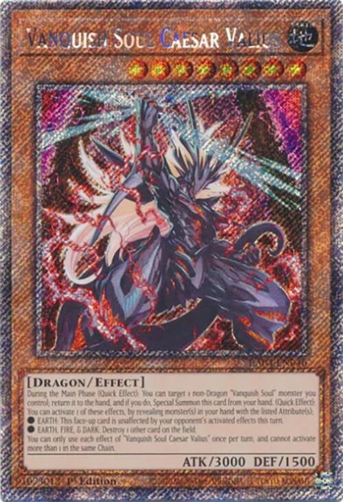 Vanquish Soul Caesar Valius [RA04-EN046] Platinum Secret Rare | GnG Games