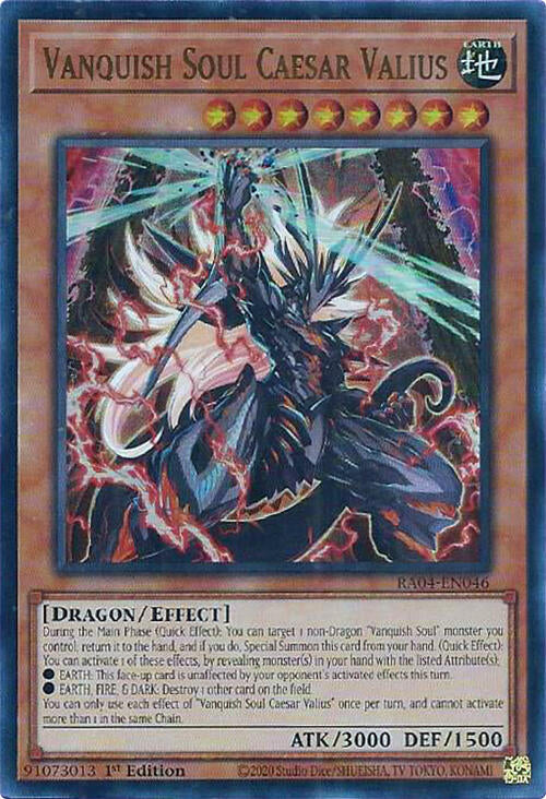Vanquish Soul Caesar Valius [RA04-EN046] Ultra Rare | GnG Games