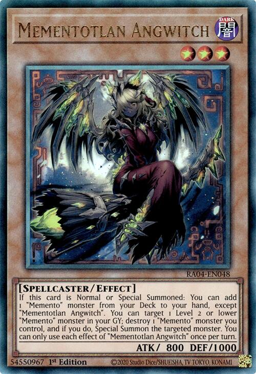 Mementotlan Angwitch [RA04-EN048] Prismatic Ultimate Rare | GnG Games