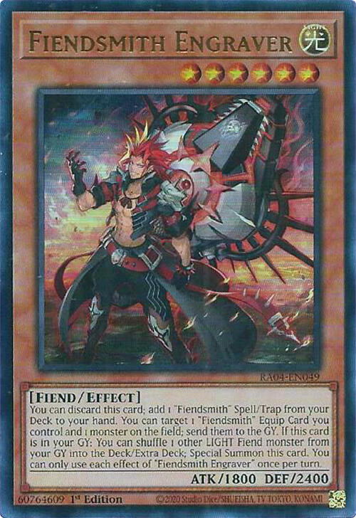 Fiendsmith Engraver [RA04-EN049] Ultra Rare | GnG Games