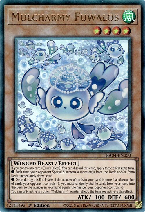 Mulcharmy Fuwalos [RA04-EN050] Prismatic Ultimate Rare | GnG Games