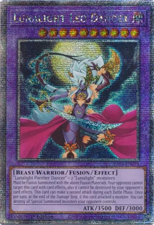Lunalight Leo Dancer [RA04-EN053] Quarter Century Secret Rare | GnG Games