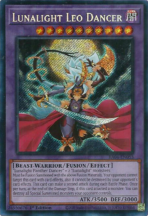 Lunalight Leo Dancer [RA04-EN053] Secret Rare | GnG Games