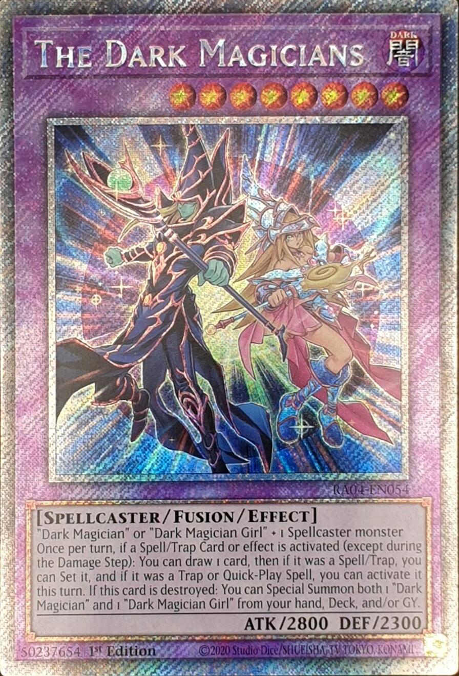 The Dark Magicians [RA04-EN054] Platinum Secret Rare | GnG Games
