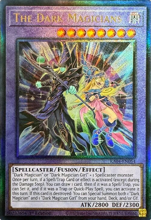The Dark Magicians [RA04-EN054] Prismatic Ultimate Rare | GnG Games