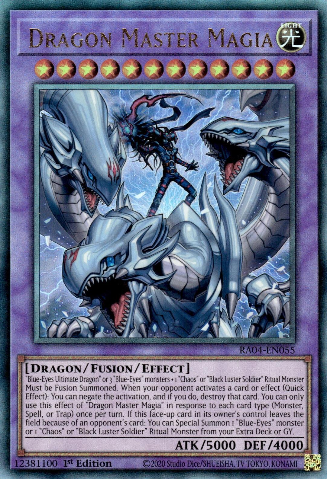 Dragon Master Magia [RA04-EN055] Prismatic Ultimate Rare | GnG Games