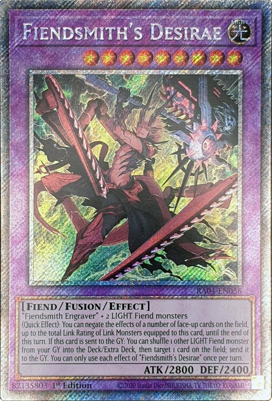 Fiendsmith's Desirae [RA04-EN056] Platinum Secret Rare | GnG Games