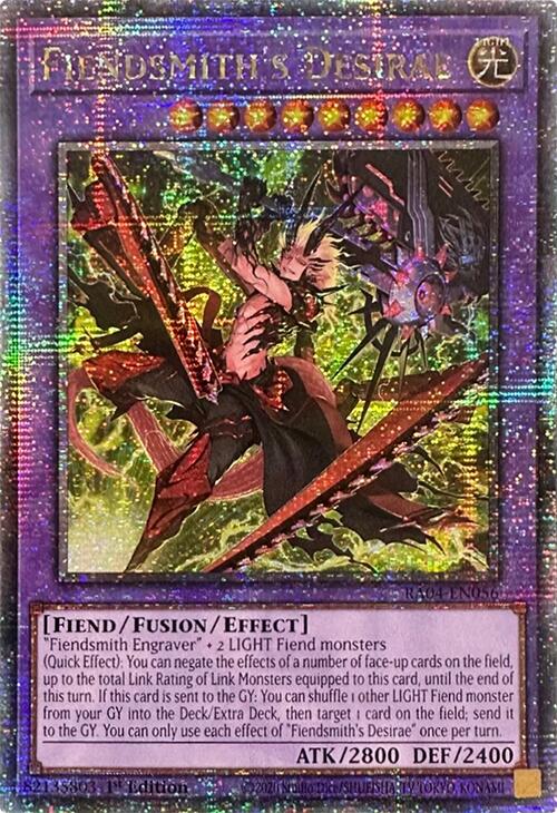 Fiendsmith's Desirae [RA04-EN056] Quarter Century Secret Rare | GnG Games