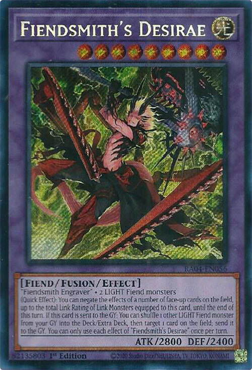 Fiendsmith's Desirae [RA04-EN056] Secret Rare | GnG Games