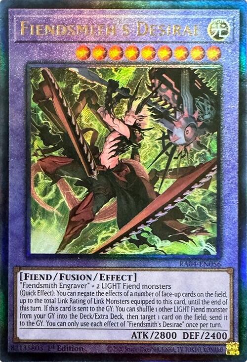 Fiendsmith's Desirae [RA04-EN056] Prismatic Ultimate Rare | GnG Games