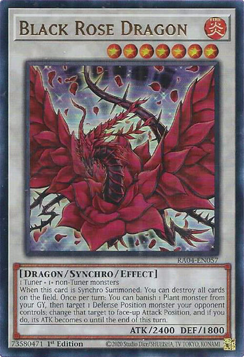 Black Rose Dragon [RA04-EN057] Ultra Rare | GnG Games
