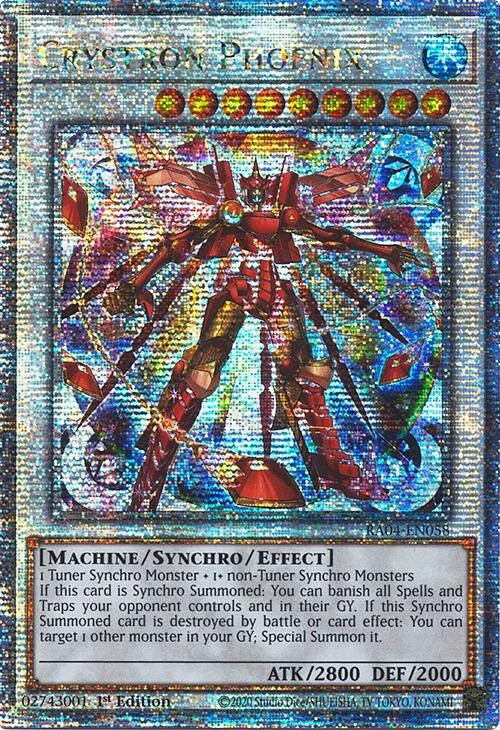 Crystron Phoenix [RA04-EN058] Quarter Century Secret Rare | GnG Games