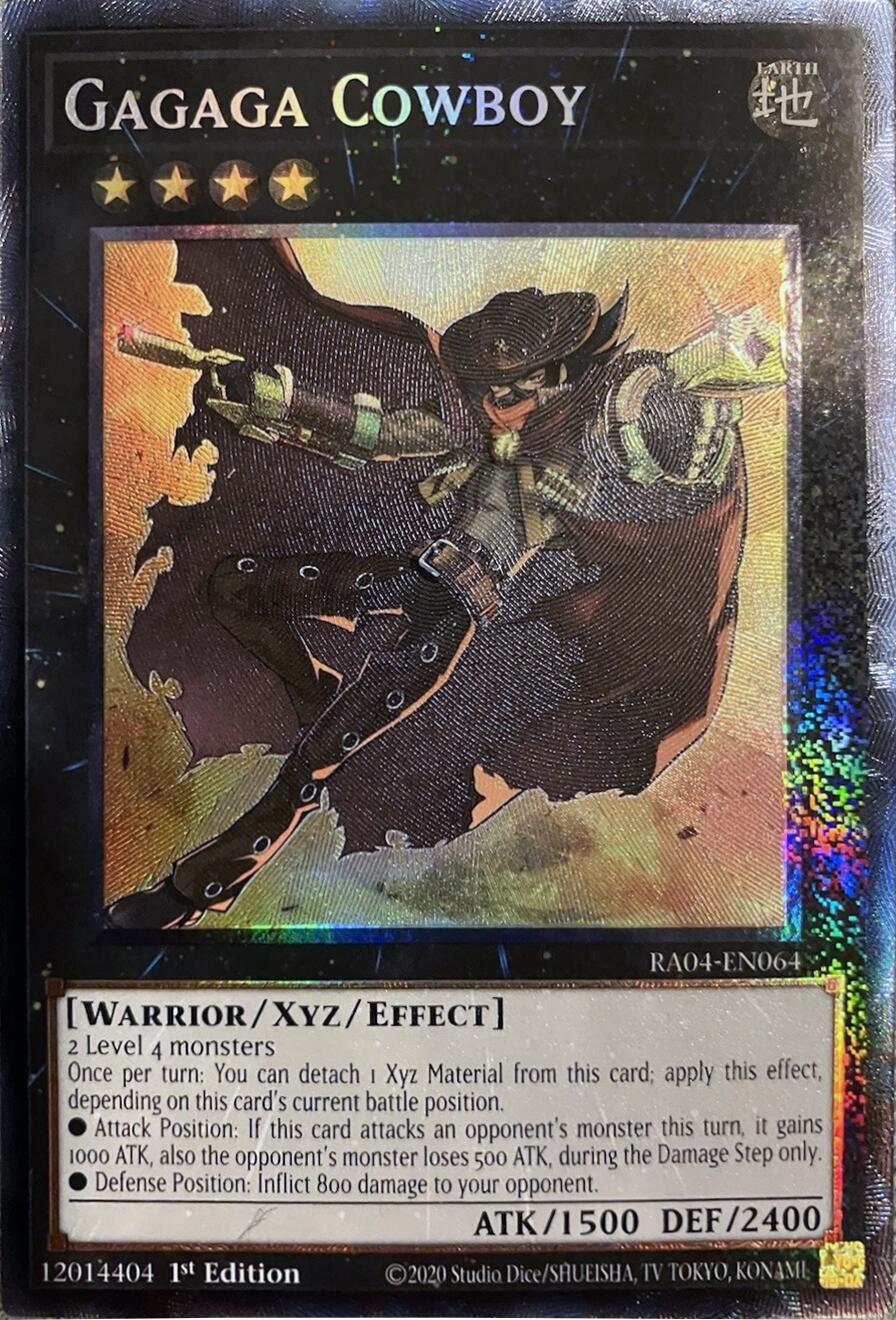 Gagaga Cowboy [RA04-EN064] Prismatic Collector's Rare | GnG Games