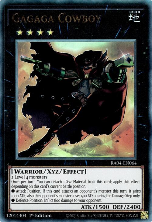 Gagaga Cowboy [RA04-EN064] Prismatic Ultimate Rare | GnG Games
