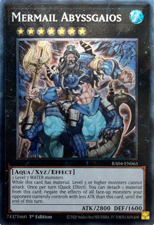 Mermail Abyssgaios [RA04-EN065] Prismatic Collector's Rare | GnG Games