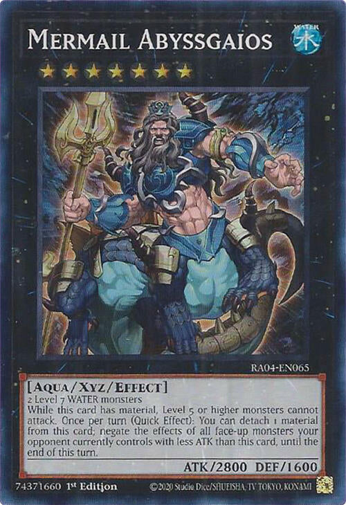 Mermail Abyssgaios [RA04-EN065] Super Rare | GnG Games