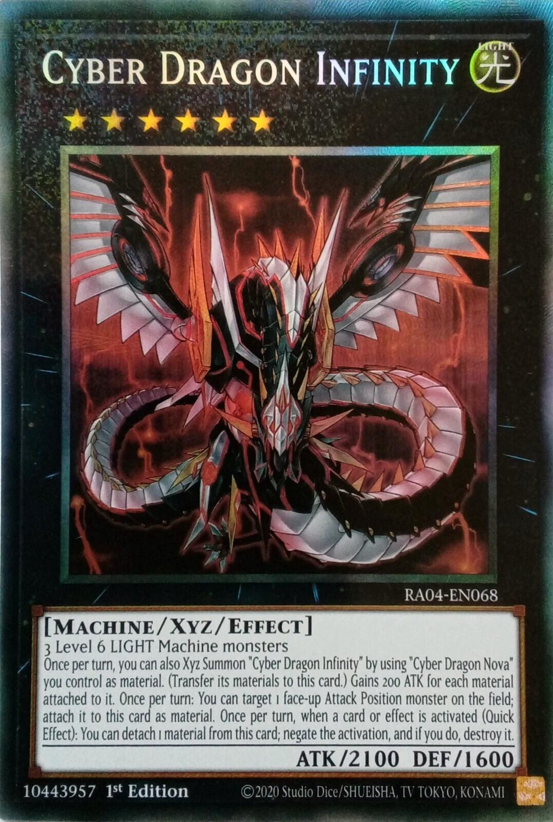 Cyber Dragon Infinity [RA04-EN068] Prismatic Collector's Rare | GnG Games