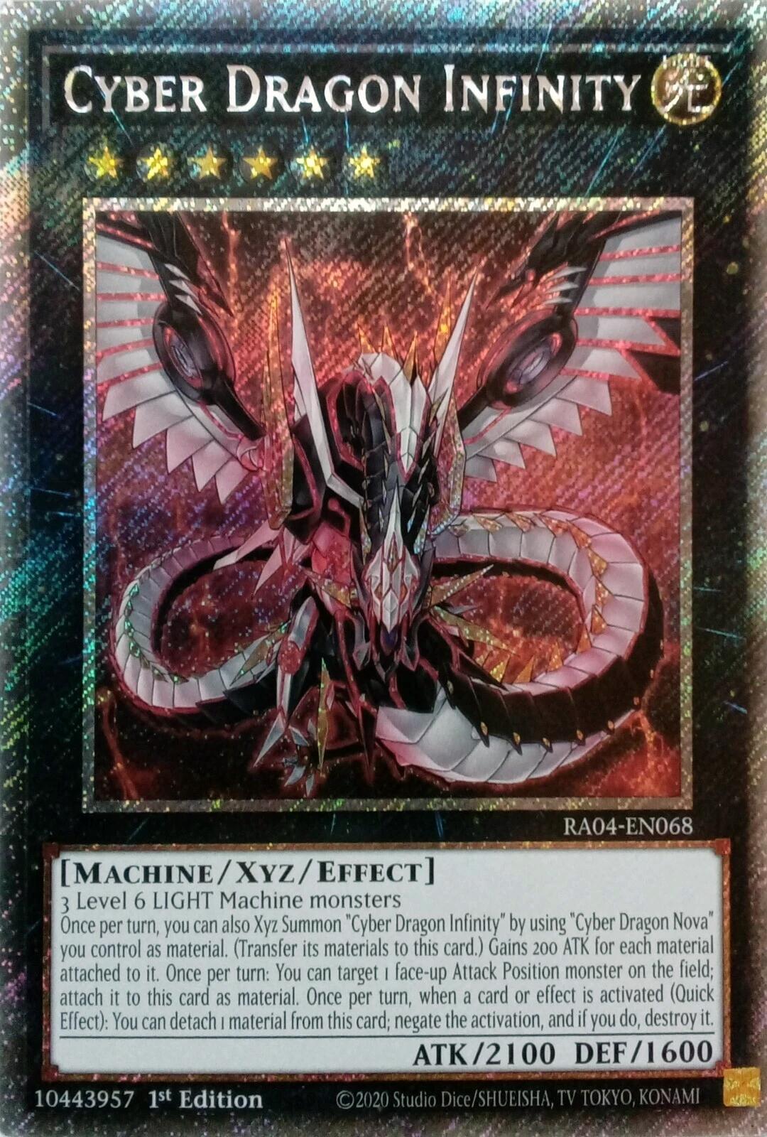 Cyber Dragon Infinity [RA04-EN068] Platinum Secret Rare | GnG Games