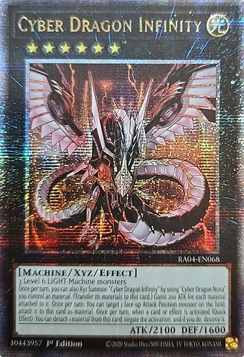 Cyber Dragon Infinity [RA04-EN068] Quarter Century Secret Rare | GnG Games