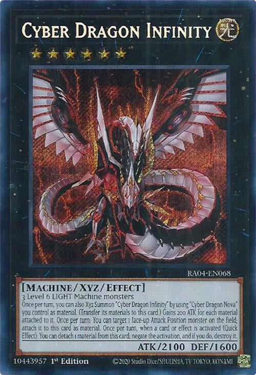 Cyber Dragon Infinity [RA04-EN068] Secret Rare | GnG Games