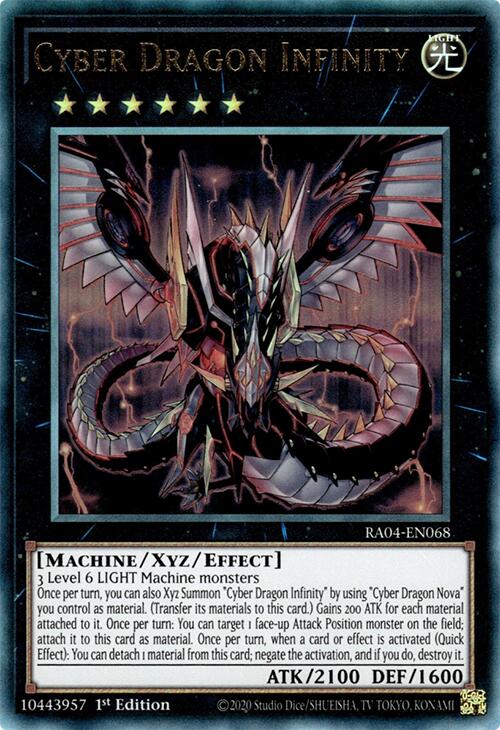 Cyber Dragon Infinity [RA04-EN068] Prismatic Ultimate Rare | GnG Games