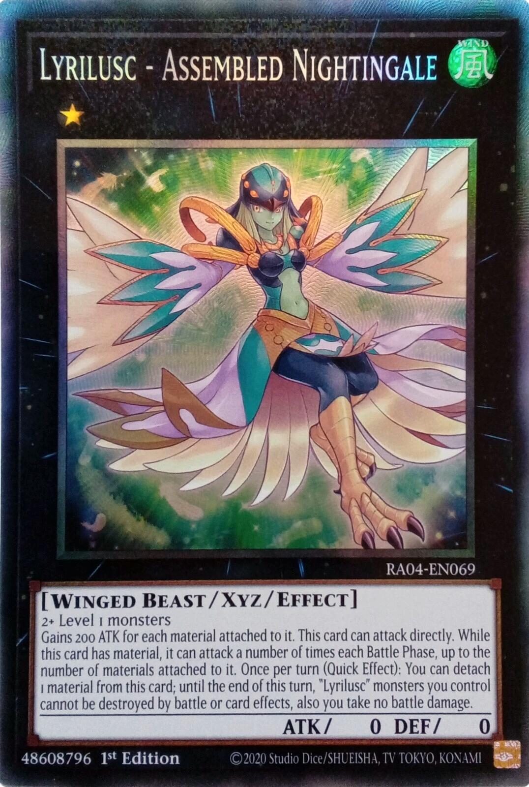 Lyrilusc - Assembled Nightingale [RA04-EN069] Prismatic Collector's Rare | GnG Games