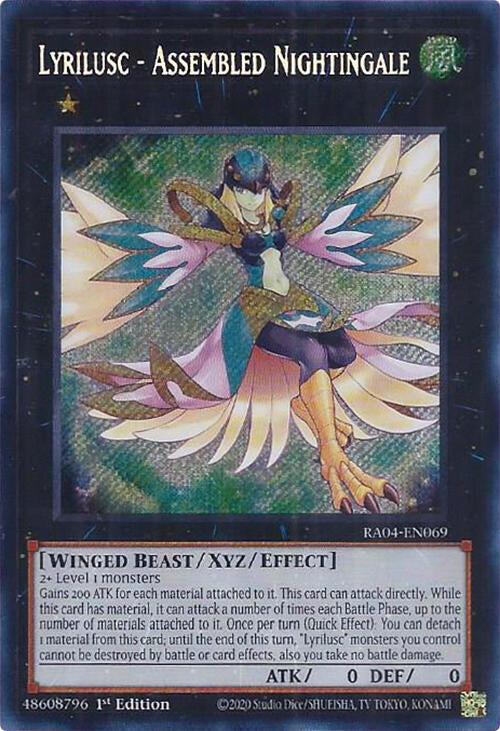 Lyrilusc - Assembled Nightingale [RA04-EN069] Secret Rare | GnG Games