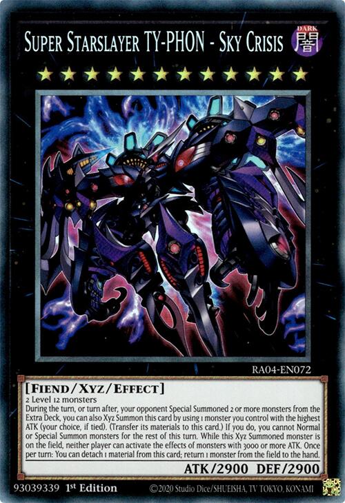 Super Starslayer TY-PHON - Sky Crisis [RA04-EN072] Prismatic Collector's Rare | GnG Games
