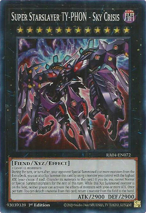 Super Starslayer TY-PHON - Sky Crisis [RA04-EN072] Super Rare | GnG Games