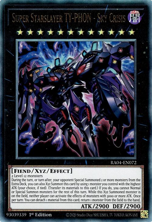 Super Starslayer TY-PHON - Sky Crisis [RA04-EN072] Prismatic Ultimate Rare | GnG Games