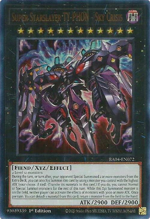 Super Starslayer TY-PHON - Sky Crisis [RA04-EN072] Ultra Rare | GnG Games