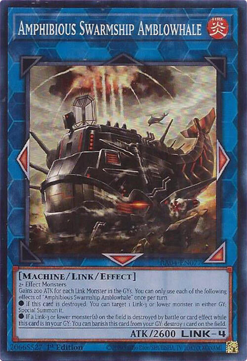 Amphibious Swarmship Amblowhale [RA04-EN077] Super Rare | GnG Games