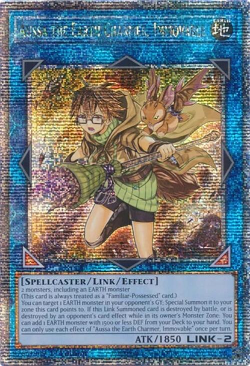 Aussa the Earth Charmer, Immovable [RA04-EN078] Quarter Century Secret Rare | GnG Games