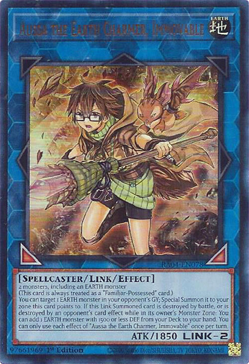 Aussa the Earth Charmer, Immovable [RA04-EN078] Ultra Rare | GnG Games